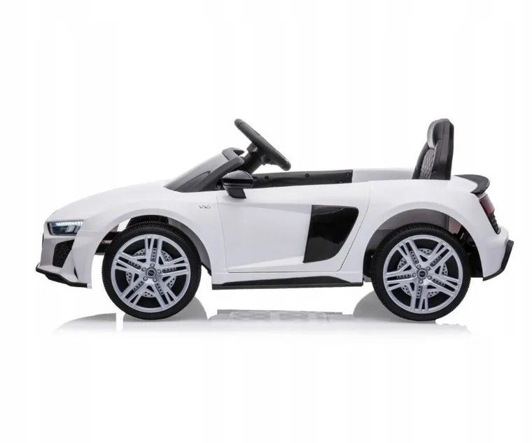 Milly Mally, Audi R8 Spyder, pojazd na akumulator, biały