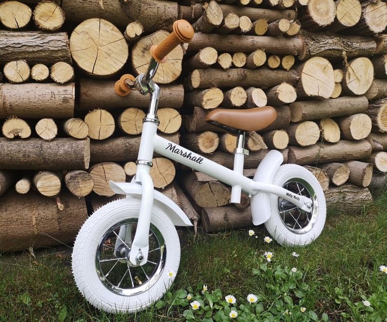 Milly Mally, Marshall Air, rowerek biegowy, biały