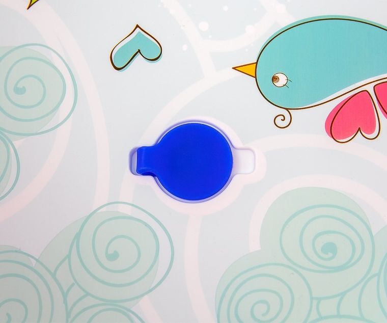 Milly Mally, wanienka składana, Aqua Pink