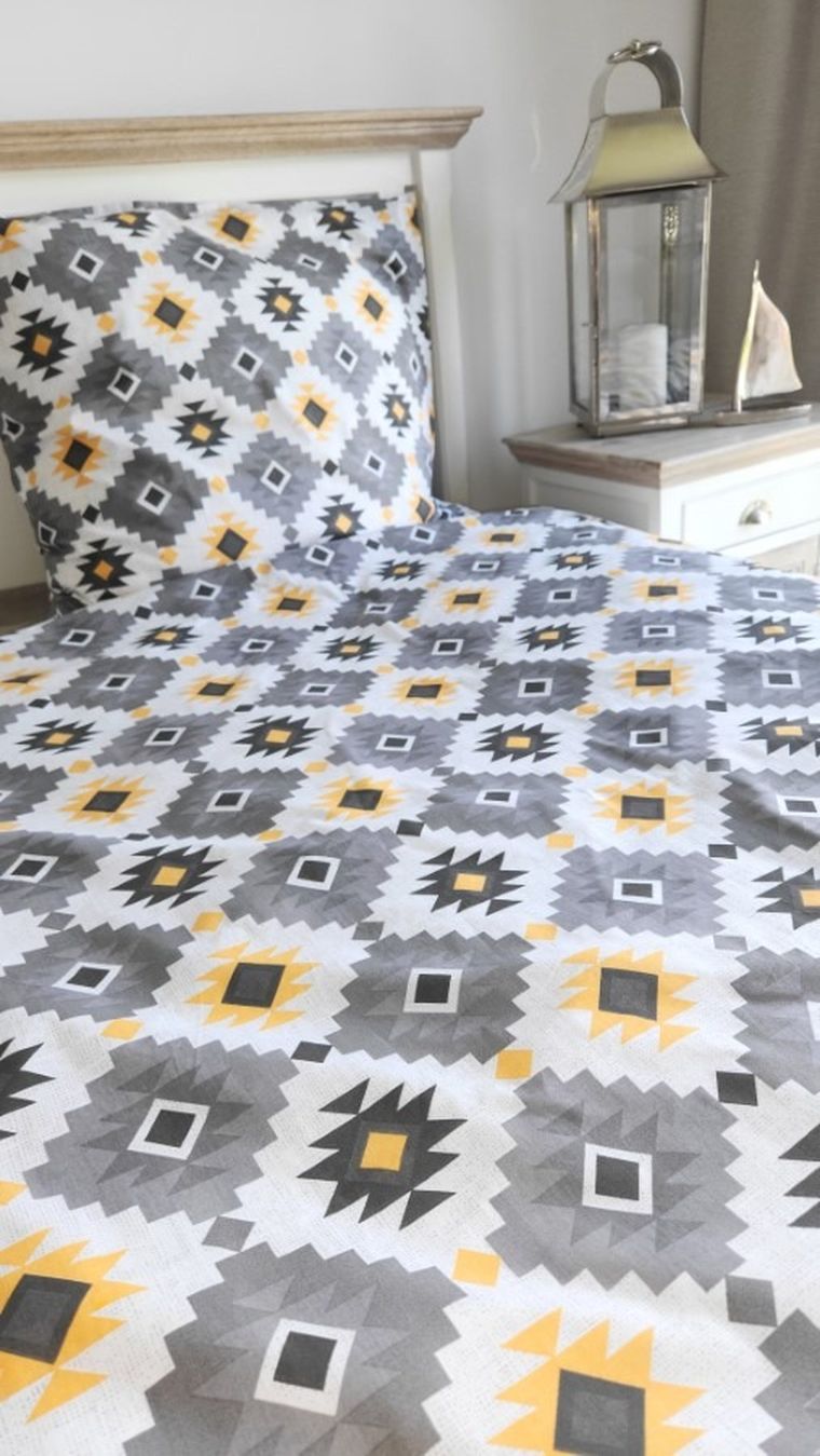 MimiNu, Loft, 2-częściowy komplet pościeli, 160-200 + 50-60 cm