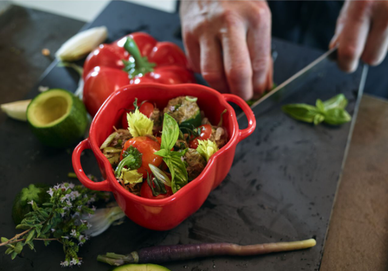 Mini Cocotte Okrągły Papryka Staub 40500-325-0 - Czerwony 470 Ml