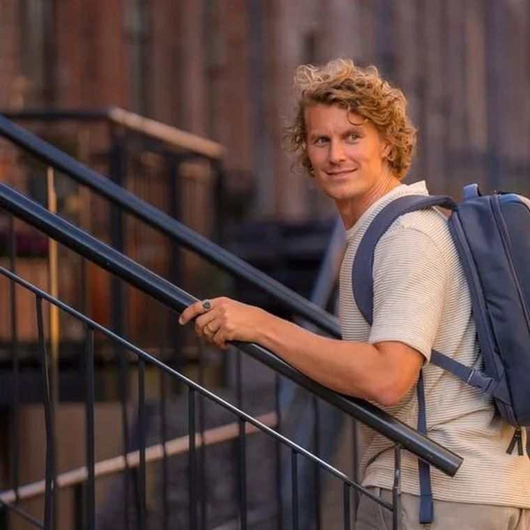 MiniMeis, G5, plecak dla rodzica, Dusk Blue