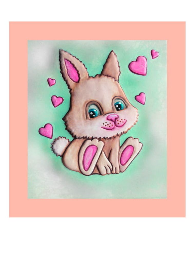 Mirage Hobby, Wypukła Malowanka, zestaw kreatywny do malowania, Zwierzątka