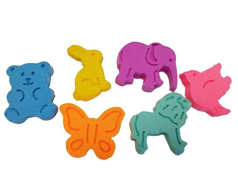 Misiolilna, masa plastyczna, błękitna, 60g + 1 foremka