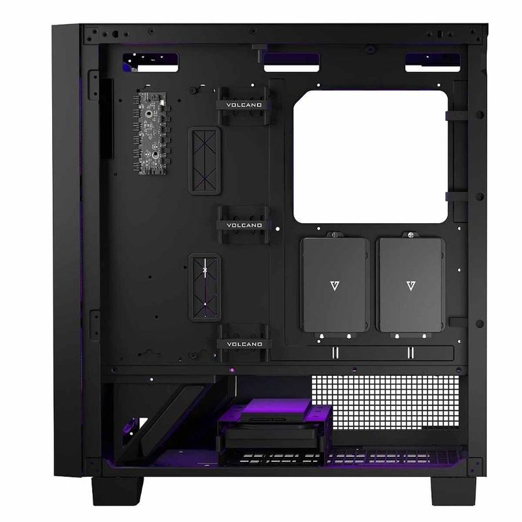Modecom, Volcano Perun Apex ARGB Midi, obudowa komputerowa, czarna