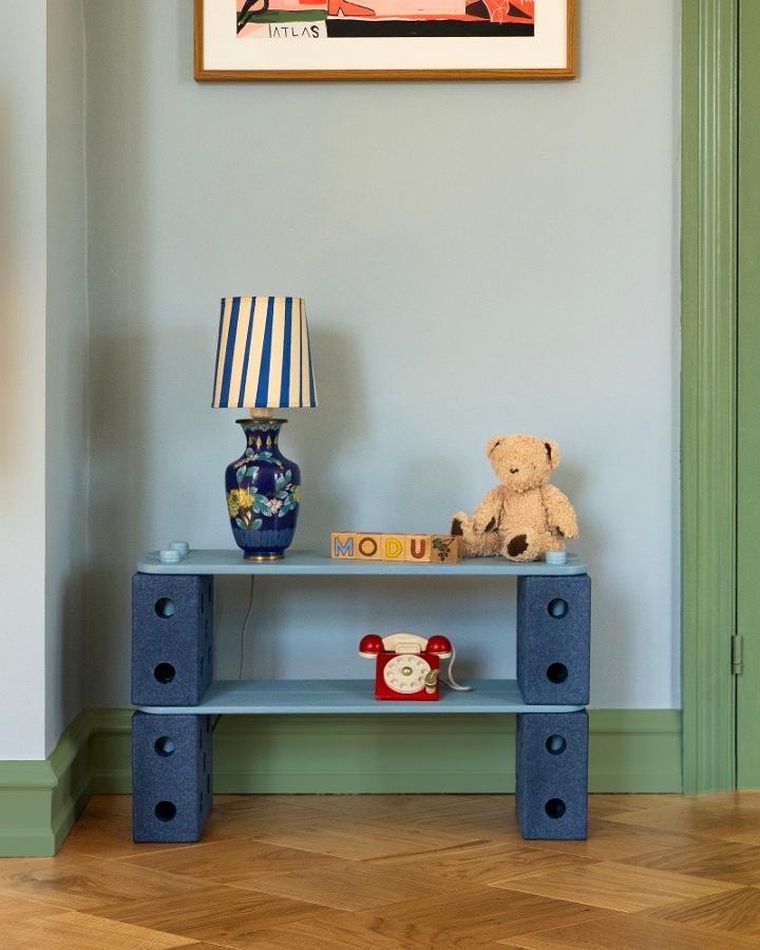 Modu, Balance Track, zestaw z deskami aktywizującymi, Deep Blue/Sky Blue