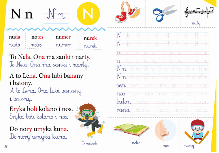 Mój Elementarz. Nauka czytania i pisania
