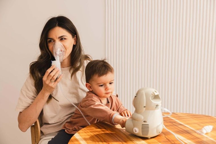 Momini, NebuBunny, nebulizator kompresorowo-tłokowy