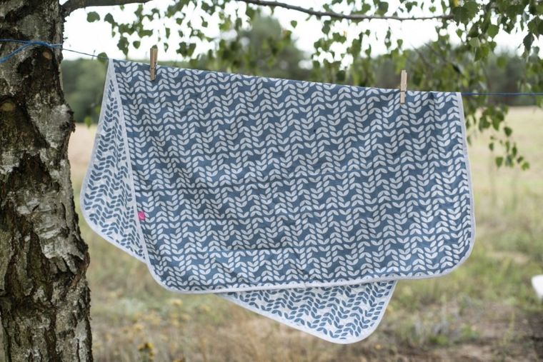 Motherhood, Classics Szary, kocyk letni, dwustronny, 80-100 cm