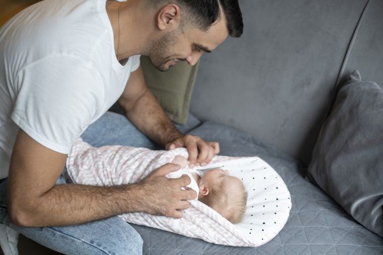 Motherhood, Kwadraty Różowe, rożek z wkładem kokosowym