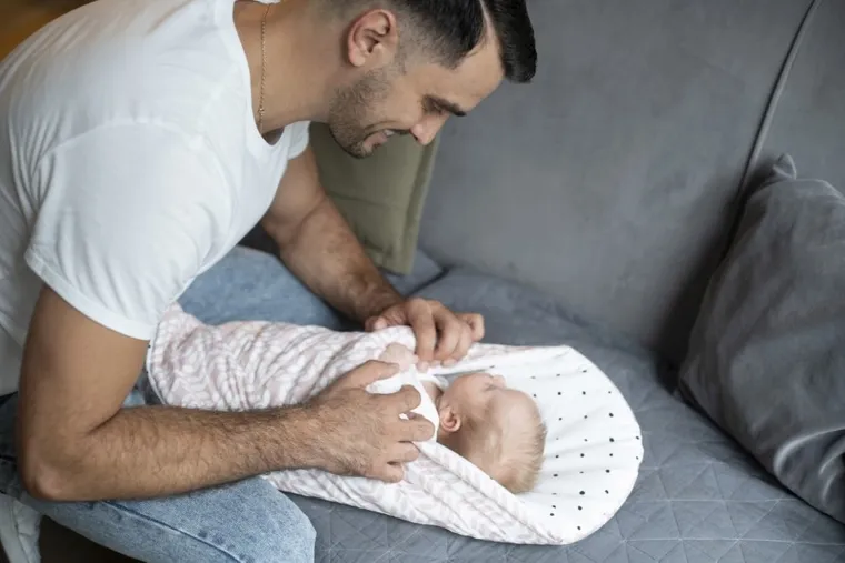 Motherhood, Zebra Niebieska, rożek z wkładem kokosowym