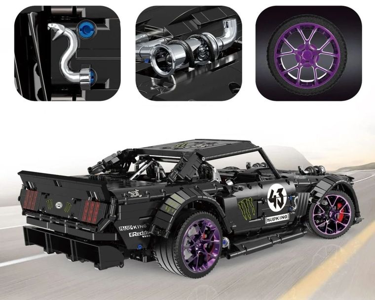 Mould King, Mustang, klocki, 3201 elementów