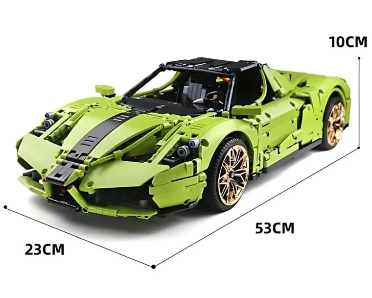 Mould King, pojazd sportowy Ferrarirs Enzo, klocki, 2790 elementów