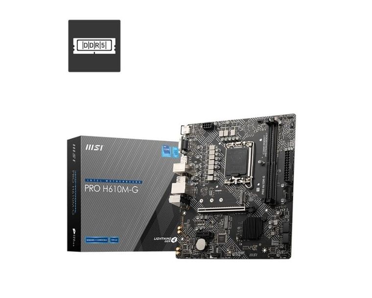 MSI, płyta główna, PRO H610M-G