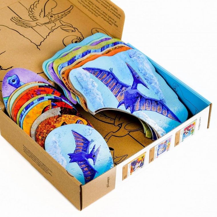 Muduko, Dinozaury i ich dzieci, puzzle dwuelementowe