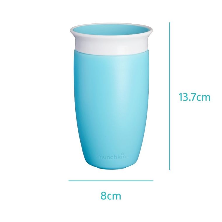 Munchkin, Miracle 360°, kubek, niebieski, 296 ml