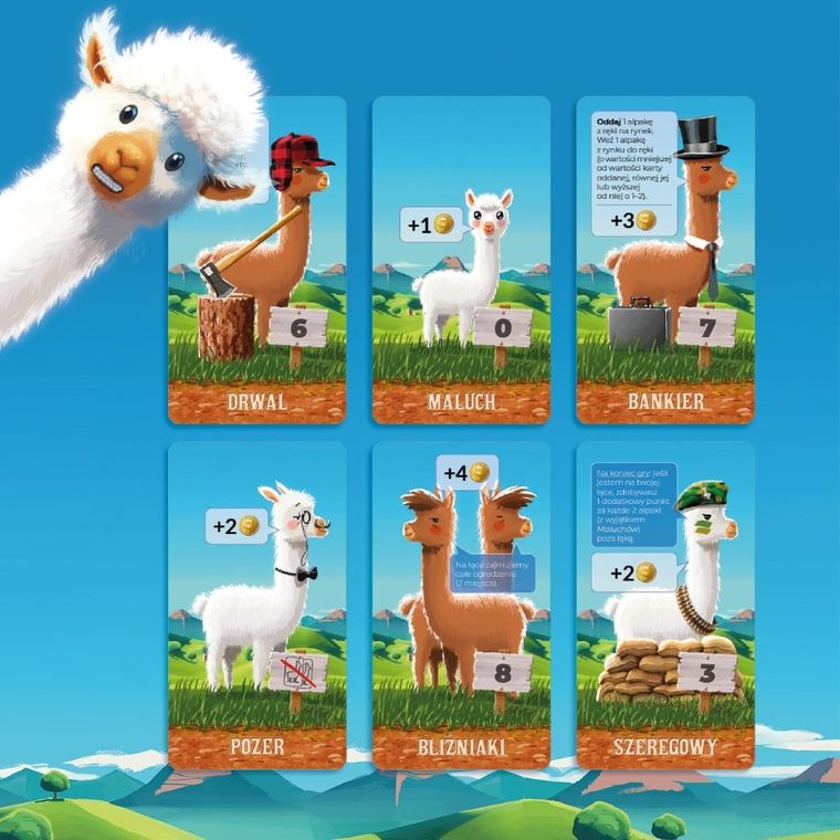 Nasza Księgarnia, Alpaki, gra familijna