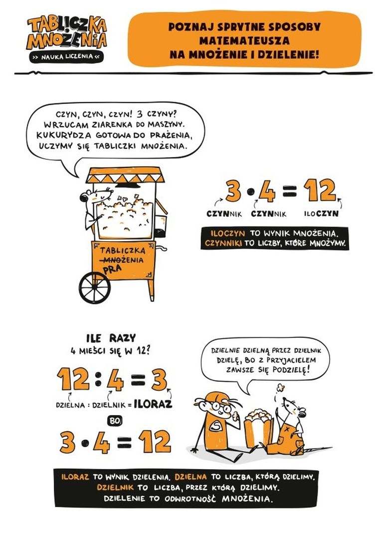 Nasza Księgarnia, Tabliczka mnożenia, Nauka liczenia, gra edukacyjna