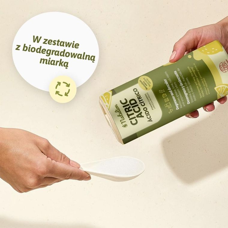 Natulim, Citric Acid, ekologiczny środek czyszczący do powierzchni uniwersalnych, 0,5 kg