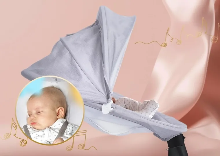 Neno, Aurora, elektroniczny bujaczek, szary