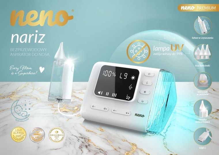 Neno, Nariz, bezprzewodowy aspirator do nosa