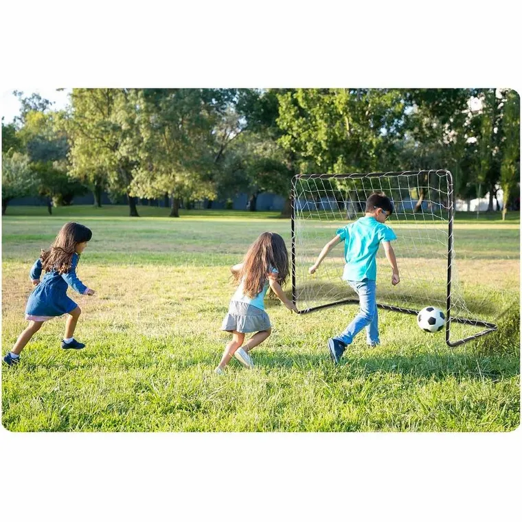 Neo-Sport, Bramka do piłki nożnej 183 x 122 x 61cm NS-492 czarna