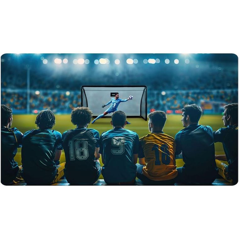 Neo-Sport, bramka do piłki nożnej, czarna, 300-200-90 cm, NS-497