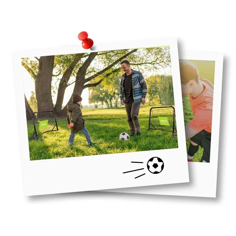 Neo-Sport, bramka piłkarska, 60-45-25 cm, 2 szt.