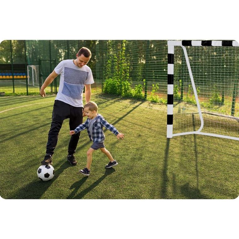 Neo-Sport, bramka piłkarska, czarno-biała, 300-160-90 cm