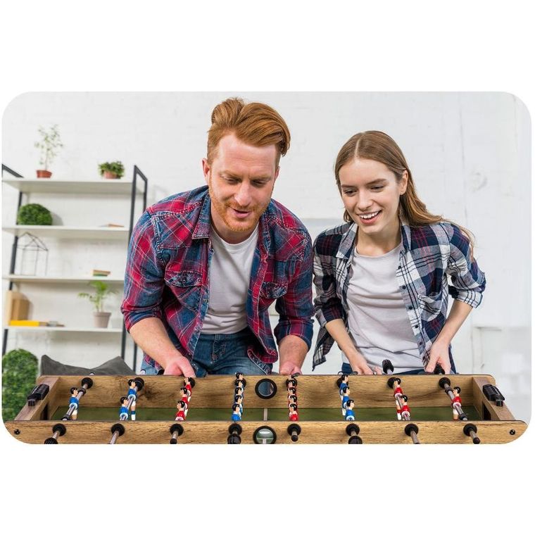 Neo-Sport, drewniany stół do piłkarzyków, 118-61-79 cm