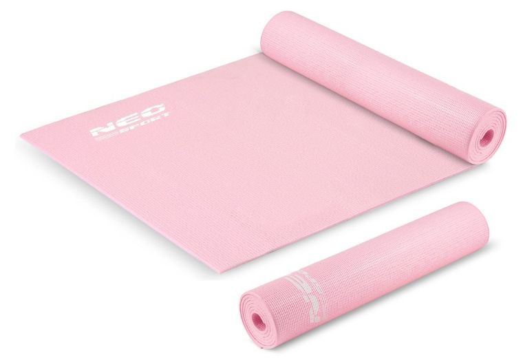 Neo-Sport, mata do ćwiczeń, 173-61 cm, różowa