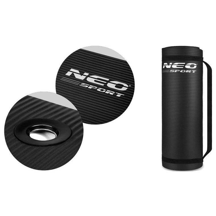 Neo-Sport, mata do ćwiczeń z otworami gruba 183-60 cm