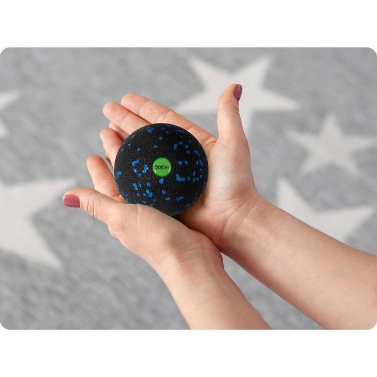 Neo-Sport, piłka do masażu i fitness, czarno-niebieska