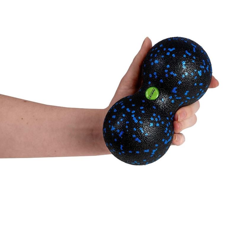 Neo-Sport, podwójna piłka do masażu i fitness, czarno-niebieska