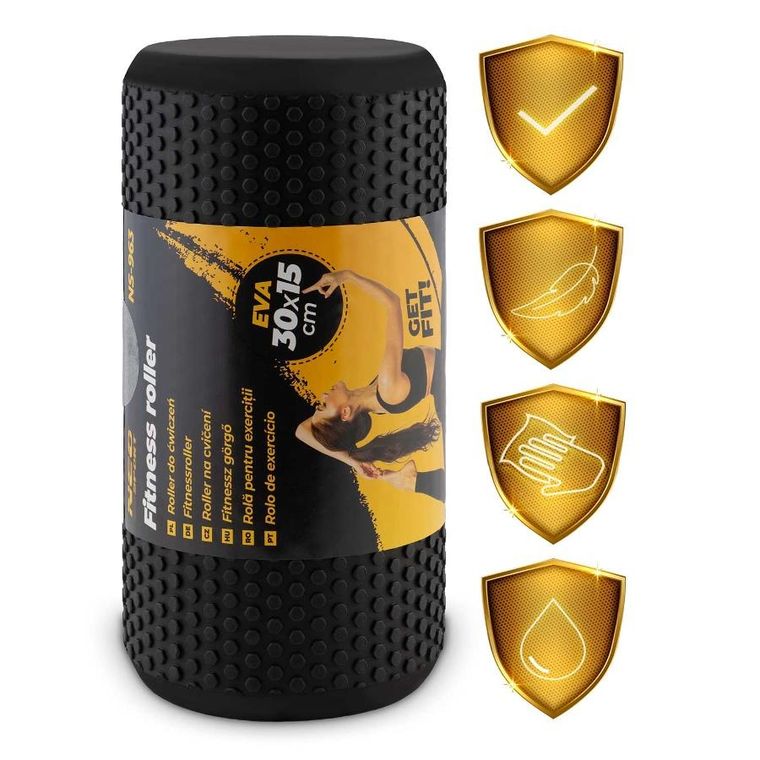 Neo-Sport, roller do ćwiczeń, czarny