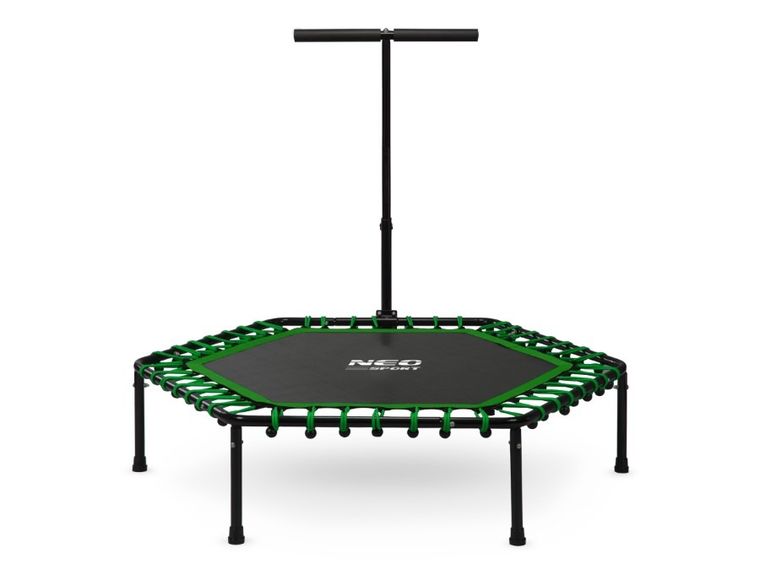 Neo-Sport, trampolina fitness z uchwytem, NS-103, zielona