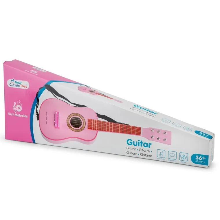 New Classic Toys, gitara, różowa