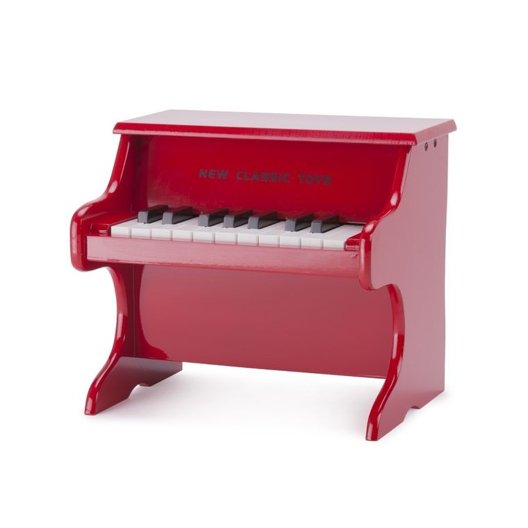 New Classic Toys, Pianino, czerwone, 18 klawiszy