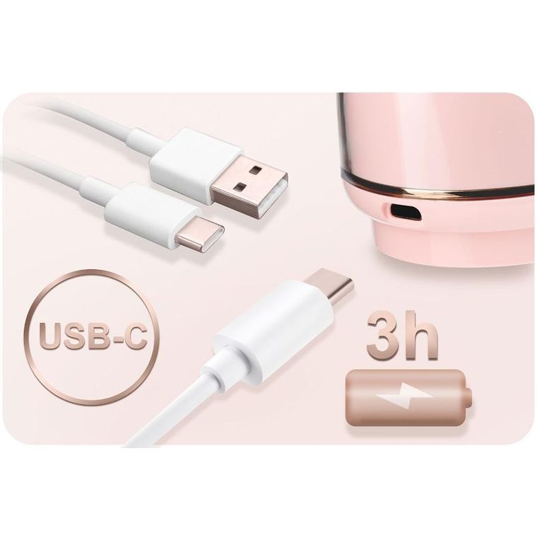 Nukido, laktator elektryczny, trójfazowy, różowy, NK-963