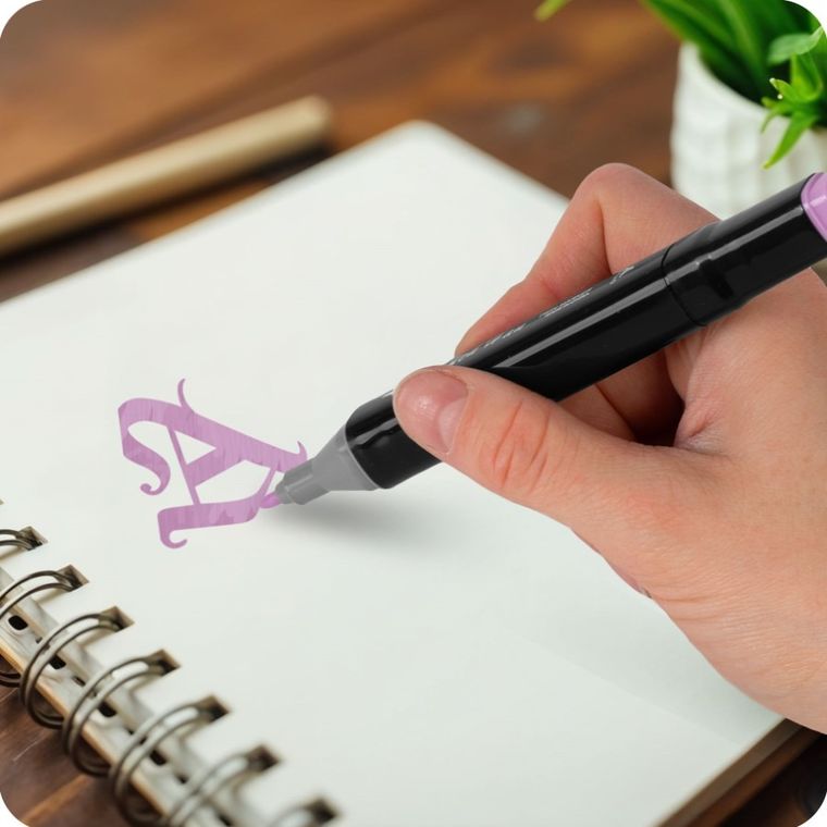 Nukido, markery alkoholowe z torbą, 168 szt.