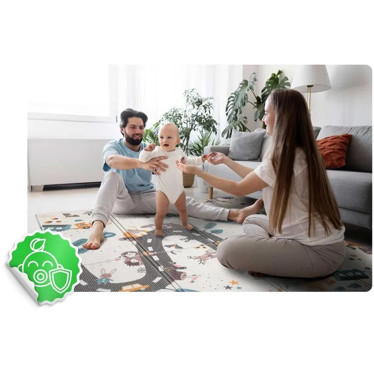 Nukido, mata piankowa, składana, 150-200-1 cm