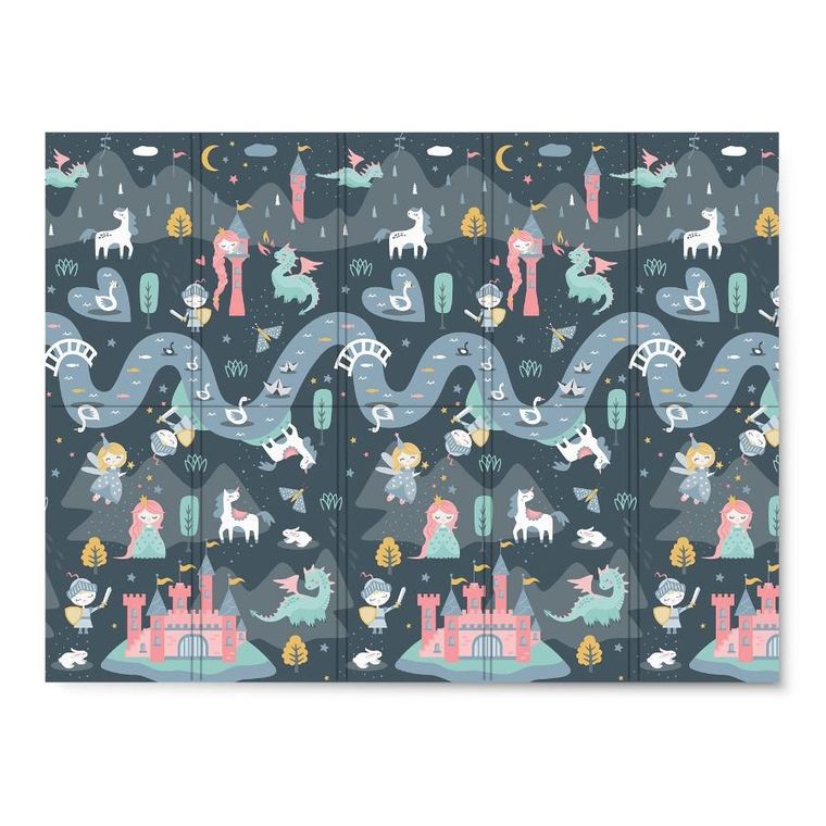 Nukido, mata piankowa, składana, 200-150-1 cm