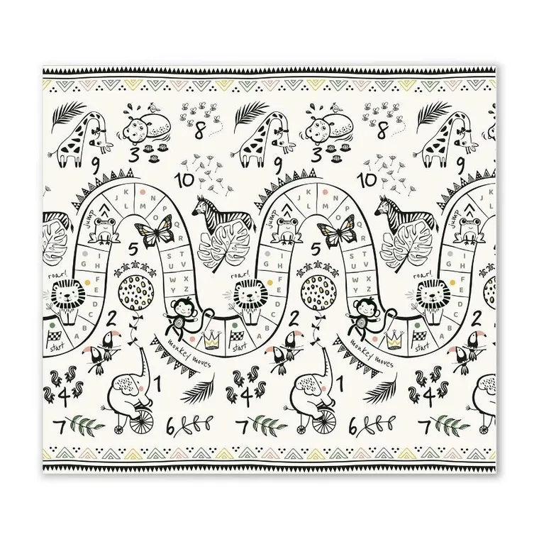 Nukido, mata piankowa, składana, 200-180-1 cm