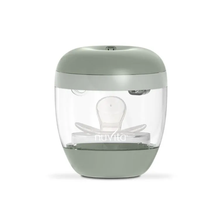 Nuvita, sterylizator UV do smoczków i butelek, przenośny, sage green
