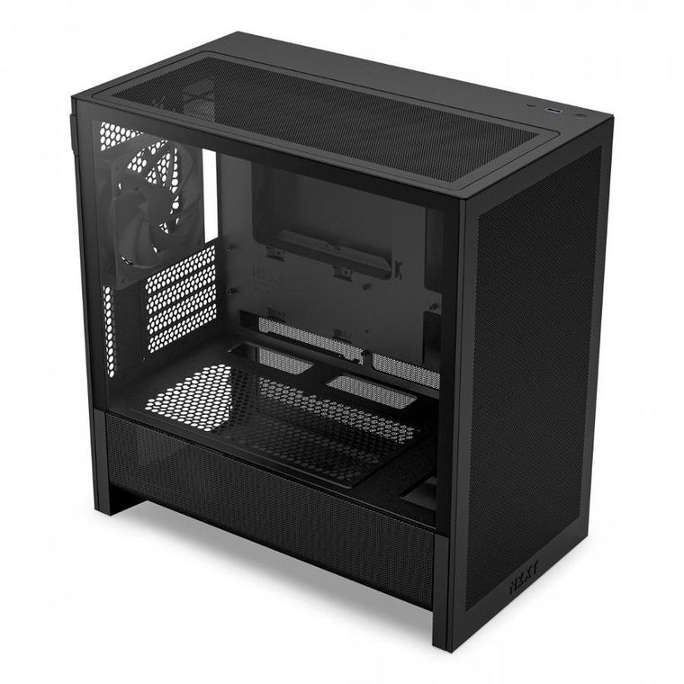 NZXT, H3 Flow Matx Mini Tower, obudowa komputerowa, czarna