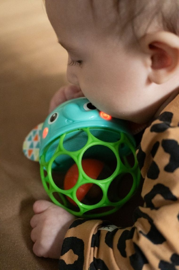 Oball, Giggle & Glow, zabawka muzyczna, podświetlana, Słoń