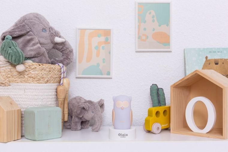 Olala, Sowa Come, lampka nocna LED, biała