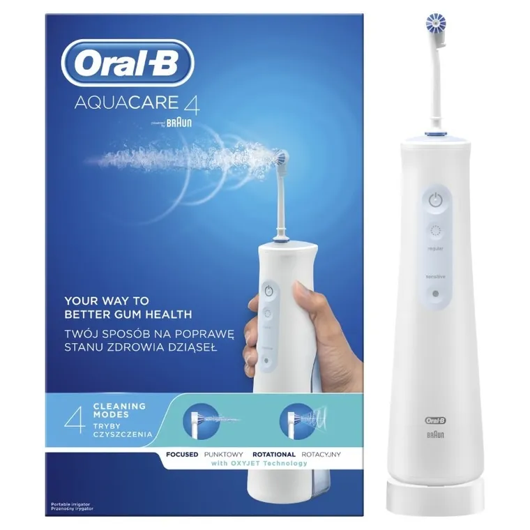 Oral-B, Aquacare 4, irygator bezprzewodowy