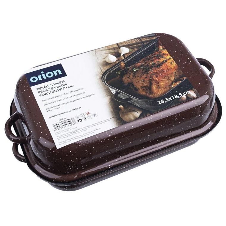 Orion, brytfanna z pokrywką, emaliowana, 1.5 l