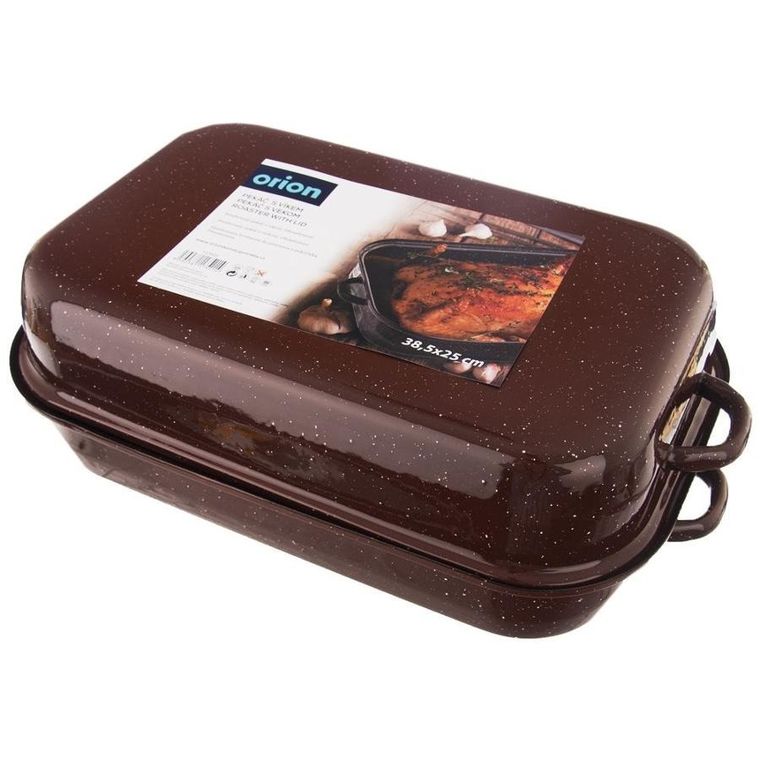 Orion, brytfanna z pokrywką, emaliowana, 4 l